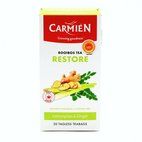 Rooibos Ginseng Moringa Erholungstee 50g, Teebeutel