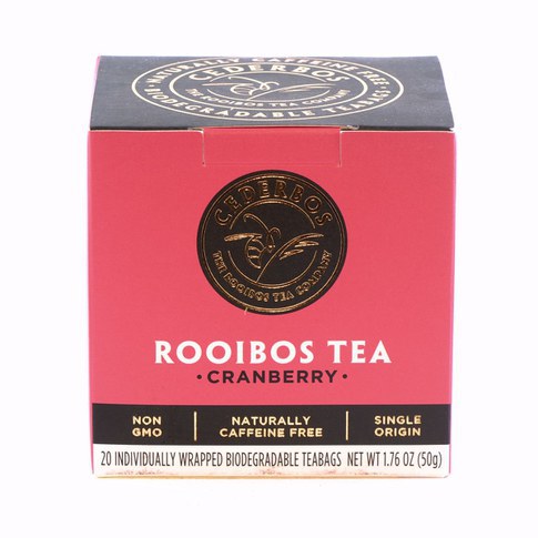 Rooibos Preiselbeere Tee 50g, Teebeutel