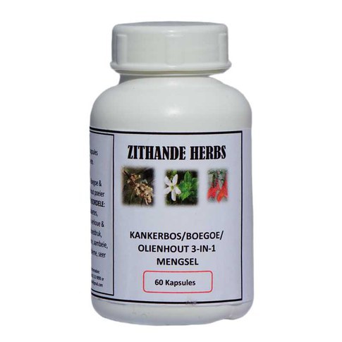  3-in-1 Mix (Cancerbush / Buchu / Wild Olive Leaf) – 60 Kapseln