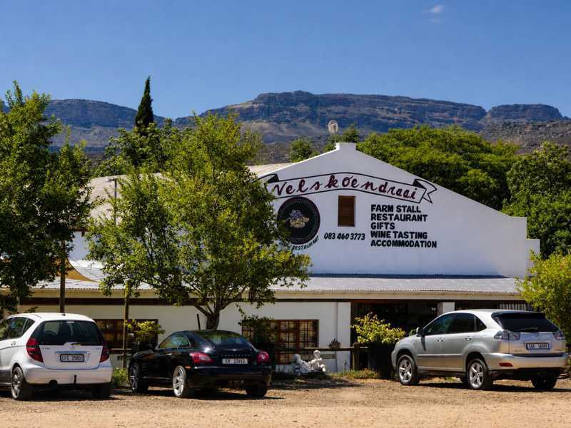 Velskoendraai Farm Stall am Ortseingang von Clanwilliam