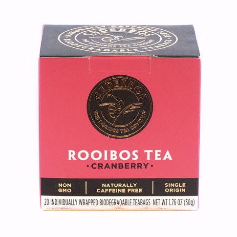 Rooibos Tea Cranberry 50g, tea bags