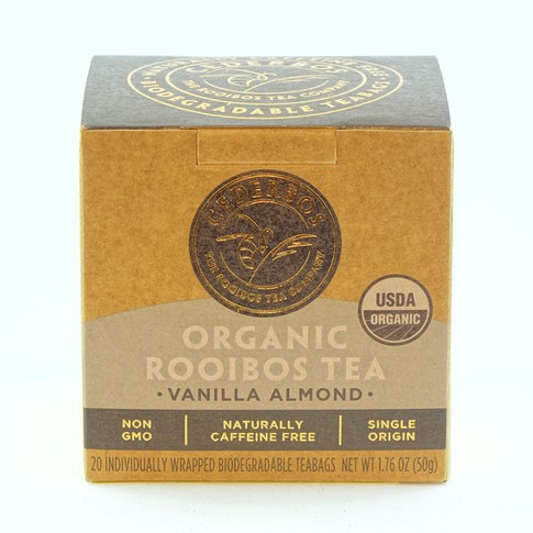 Organic Rooibos Tea Vanilla Almond 75g, tea bags