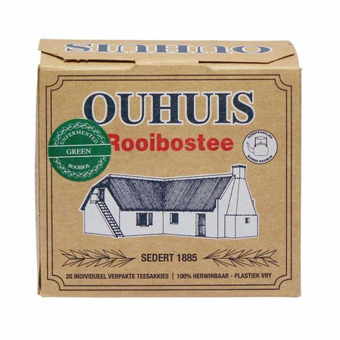Green Rooibos Tea 50g, Individually Wrapped Tea Bags