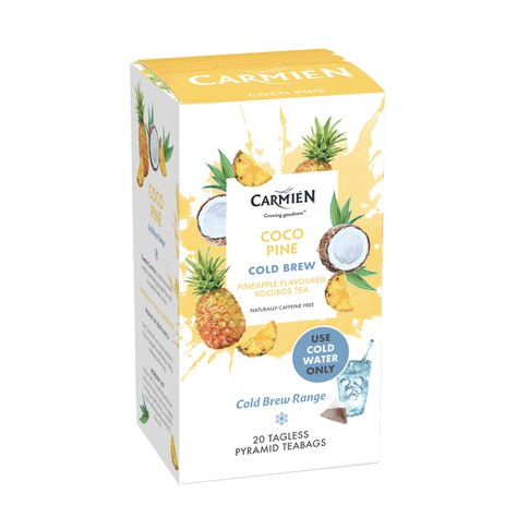 Thé Coco Ananas Rooibos 50g, sachets de thé