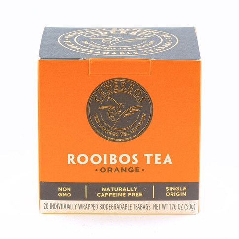 Thé Rooibos Orange 50g, sachets de thé