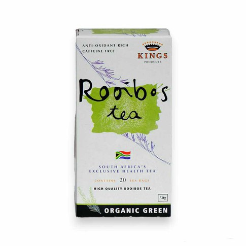 Thé vert Rooibos organique 50g, sachets de thé