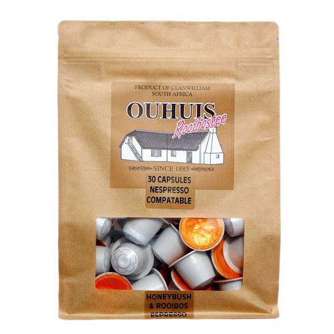 Honeybush & Rooibos Espresso 135g, Capsules