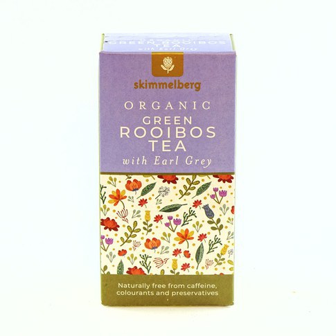 Thé vert Rooibos Earl Grey organique 50g, sachets de thé